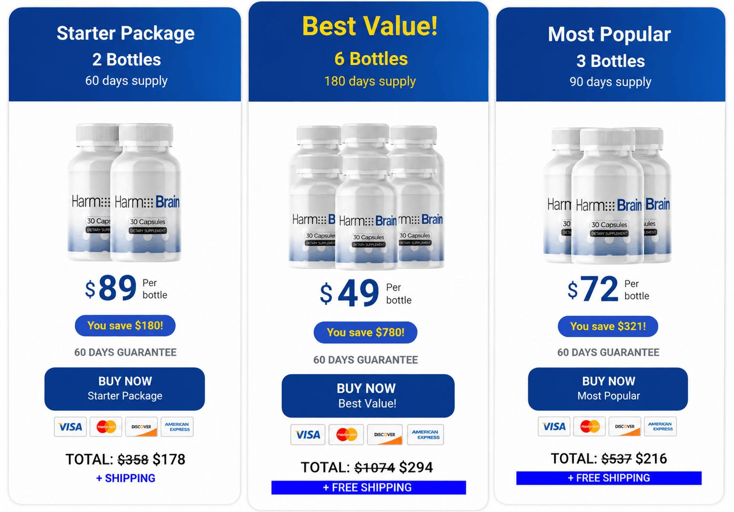 Harmo Brain-pricing